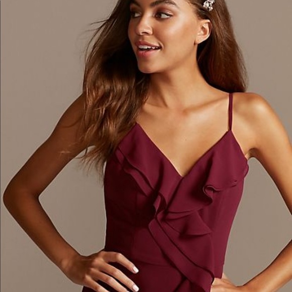 Spaghetti Strap Ruffle Front Dress - Picture 3 of 7